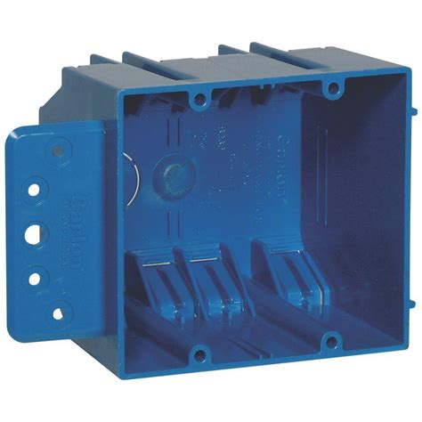 carlon 2-gang plastic low voltage wall electrical box|carlon handy box.